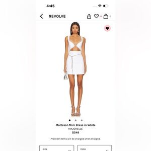 MAJORELLE Matteson Mini Dress Size Small